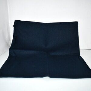 Thirty One  Statement Canvas Pillow Cover in Navy 18" x 18" NWT